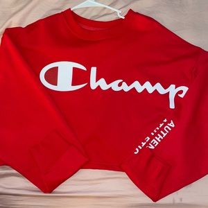 Cropped champion sweater